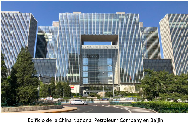 Edicifio de la China National Petroleum Company en Beijin